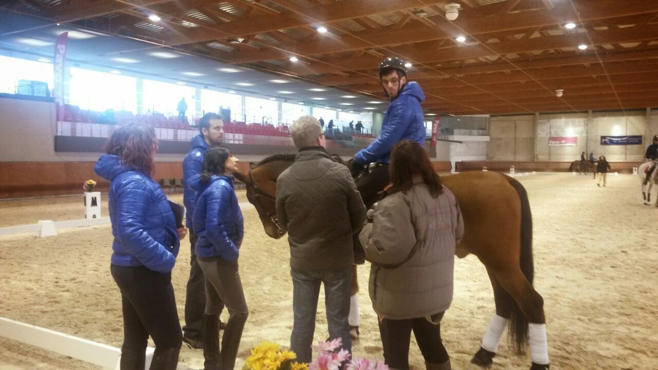 Actuación destacada del equipo Navarro en las Jornadas Nacionales Paraecuestre celebradas en Segovia